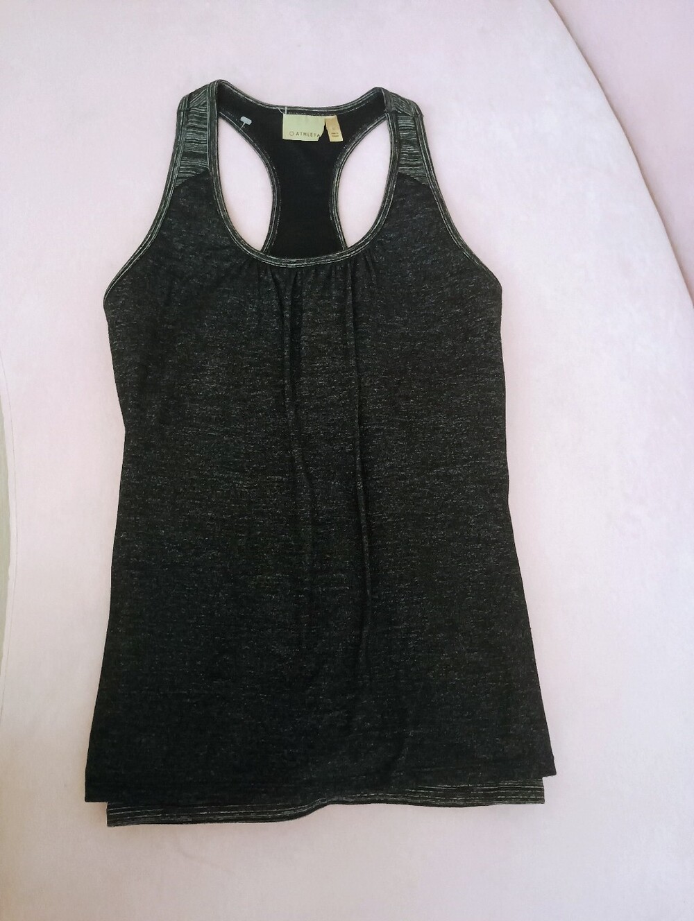 Athleta Racer Back Built-in Bra Double Tank